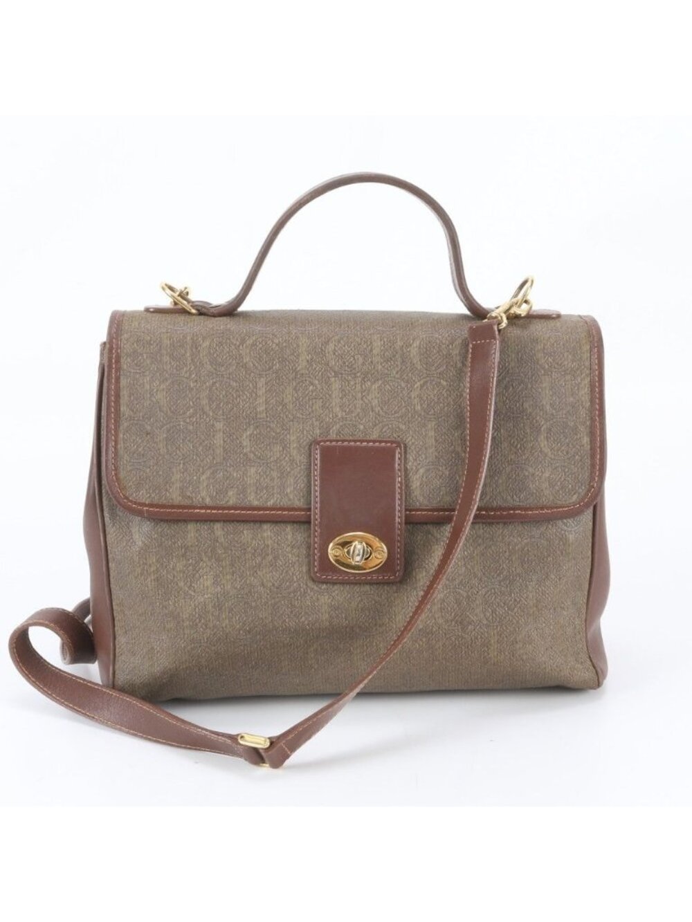 Gucci Vintage 000 33 Leather 2-Way Shoulder Bag Crossbody Hand